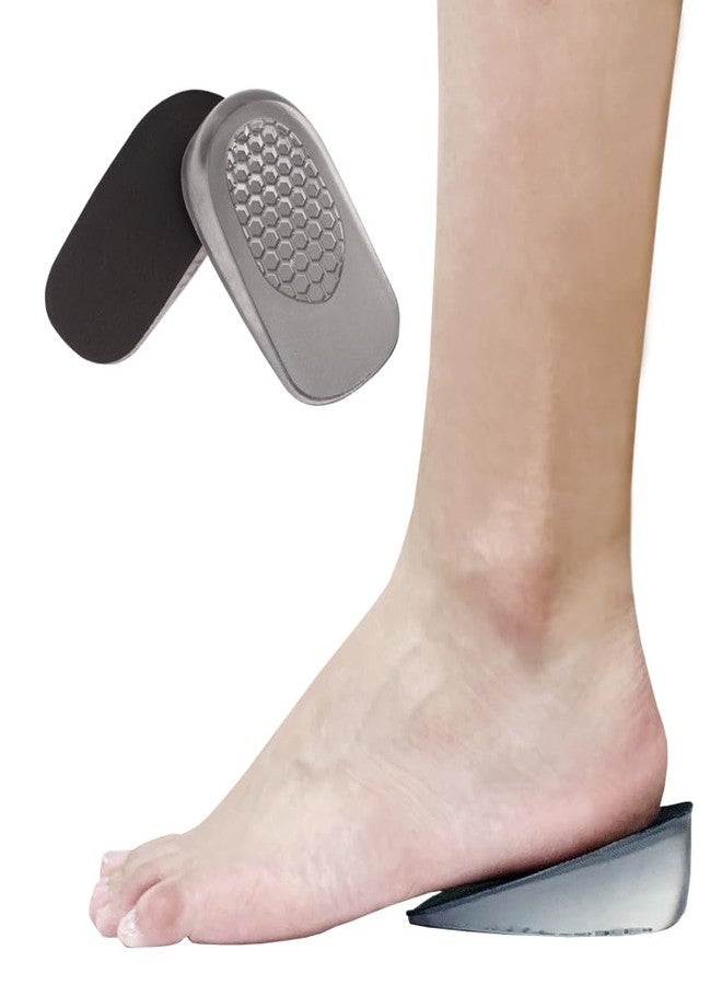 FOOTINSOLE.COM Premium Heel Cushions for Heel Pain Relief & Shoe Comfort – Gel Inserts for Men & Women, High Heel Pads & Grips, Adjust for Loose Shoes (Large (1.4" Height), Black) - Image 3